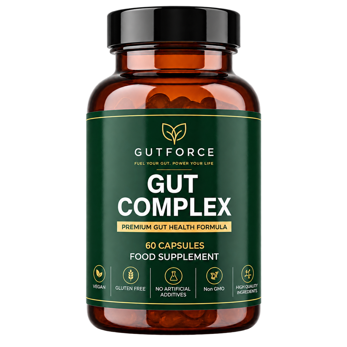 GutForce® | Darm Komplex | 2 Milliarden Kulturen | 60 Kapseln